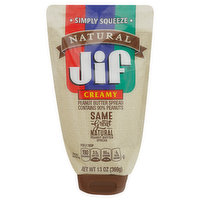 Jif Peanut Butter Spread, Creamy, 13 Ounce