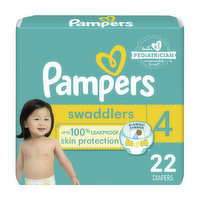 Pampers Swaddlers Swaddlers Diaper Size 4 22 Count, 22 Each
