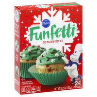 Pillsbury Funfetti Cake Mix with Candy Bits, 15.25 Ounce