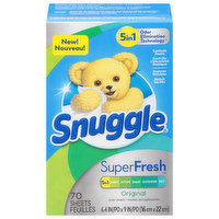 Snuggle Super Fresh Dryer Sheets, Original, 70 Each