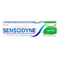 Sensodyne Toothpaste, Fresh Mint, 4 Ounce