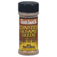 Sun Luck Sesame Seeds, Toasted, All Natural, 3.25 Ounce