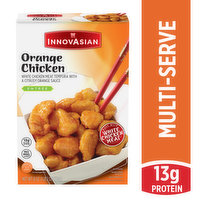 InnovAsian Orange Chicken Multi-Serve Entree, 18 oz (Frozen), 18 Ounce