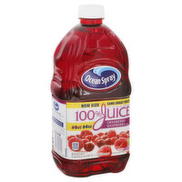 Ocean Spray 100% Juice, Cranberry Raspberry Flavor, 64 Ounce