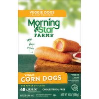 MorningStar Farms Meatless Corn Dogs, Original, 10 Ounce