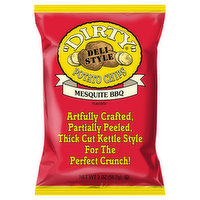 Dirty Deli Style Potato Chips, Mesquite Barbecue Flavored, 2 Ounce