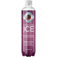 Sparkling Ice Grape Raspberry Naturally Flavored Sparkling Water, 17 Fluid ounce