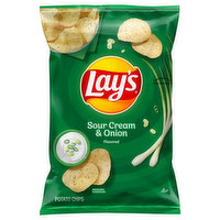 Lay's Potato Chips, Sour Cream & Onion Flavored, 7.75 Ounce