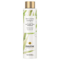 Pantene Pro-V Shampoo, Silicone Free, Hair Volume Multiplier, Nutrient Blends, 9.6 Fluid ounce