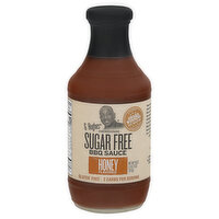 G Hughes BBQ Sauce, Sugar Free, Honey Flavored, Smokehouse, 18 Ounce