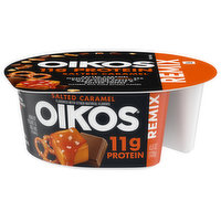 Oikos Yogurt & Mix-Ins, Nonfat, Salted Caramel, 4.5 Ounce