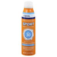 Equaline Sport Sunscreen, Continuous Spray, Broad Spectrum SPF 30, 5.5 Ounce