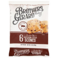 Brothers Gerard Baking Co. Scones, Chocolate Chip, Southern-Style, 6 Each