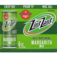 Zing Zang Margarita Mix, All Natural, 6 Each