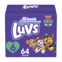 Luvs Diapers Size 6 64 Count, 64 Each