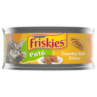 Friskies Pate Cat Food, Country Style Dinner, 5.5 Ounce