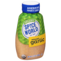 Spice World Garlic, Organic, Minced, 9.5 Ounce