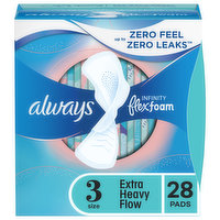 Always Infinity Infinity Pads, Size 3, Extra Heavy, 28 Each