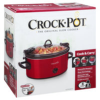 Crock Pot Slow Cooker, Oval, Original, 6 Quart, 1 Each