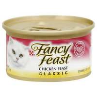 Fancy Feast Cat Food, Gourmet, Classic Chicken Feast, 3 Ounce