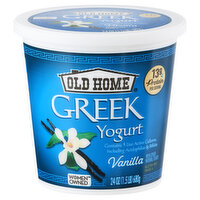 Old Home Yogurt, Greek, Vanilla, 24 Ounce