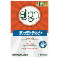 Align Probiotic Bloating Relief + Food Digestion, Capsules, 28 Each