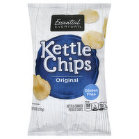 Essential Everyday Kettle Chips, Gluten Free, Original, 8 Ounce