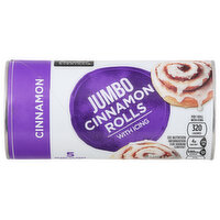 Essential Everyday Cinnamon Rolls with Icing, Jumbo, 5 Each