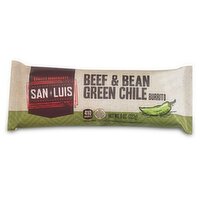 San Luis Beef & Bean Green Chili Burrito, 8 Ounce