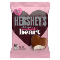 Hershey's Marshmallow, Milk Chocolate Covered, Heart, King Size, 2.2 Ounce