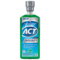 ACT Fluoride Mouthwash, Mint, Anticavity, 18 Ounce