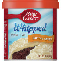 Betty Crocker Frosting, Whipped, Butter Cream, 12 Ounce
