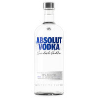 Absolut Vodka, Swedish, 1 Litre