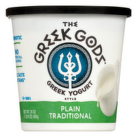 The Greek Gods Plain Traditional Greek Style Yogurt, 24 Ounce