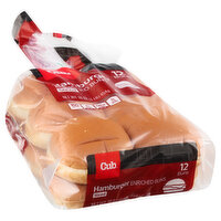 Cub Buns, Hamburger, Enriched, Sliced, 12 Each