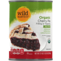 Wild Harvest Filling or Topping, Organic, Cherry Pie, 21 Ounce