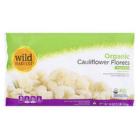 Wild Harvest Cauliflower, Organic, Florets, 16 Ounce