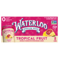 Waterloo Sparkling Water, Tropical Fruit, 8 Each