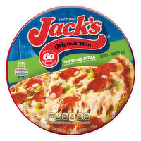 Jacks Pizza, Original Thin, Supreme, 15.8 Ounce