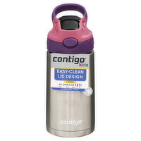 Contigo Kids Spill-Proof Plastic Tumbler with Straw Eggplant, 14 fl oz., Size: 14 oz, Purple