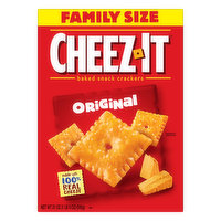 Cheez-It Baked Snack Crackers, Original, Family Size, 21 Ounce