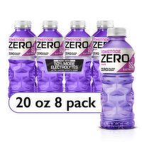 Powerade Zero Sports Drink, Grape, 20 fl oz, 8 Each