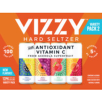 Vizzy Hard Seltzer, Variety Pack 2, 12 Each