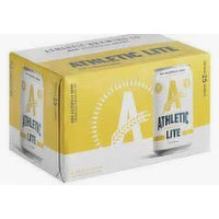 Athletic Brewing Non Alcoholic Lite 6 Pack, 72 Fluid ounce