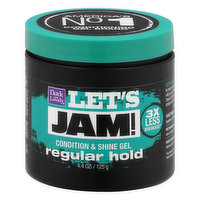 Dark and Lovely Let's Jam! Condition & Shine Gel, Regular Hold, 4.4 Ounce