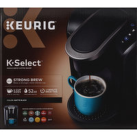 Keurig Coffee Maker, Matte Black, Single Serve, 1 Each