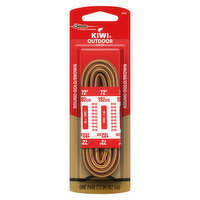 Kiwi Outdoor Laces, Round, Gold/Brown, 72 Inches, 1 Each