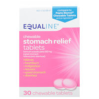 Equaline Stomach Relief, 262 mg, Chewable Tablets, 30 Each