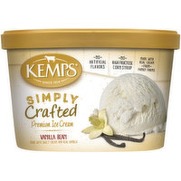 Kemps  Simply Crafted Ice Cream, Premium, Vanilla Bean, 1.5 Quart