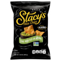 Stacy's Pita Chips, Fire Roasted Jalapeno, Baked, 7.33 Ounce